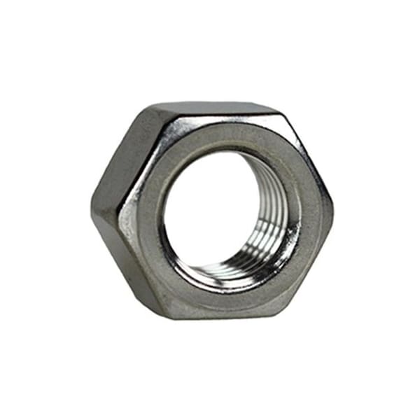 Hex Nut, #12-24, Stainless Steel, Not Graded, 100 PK